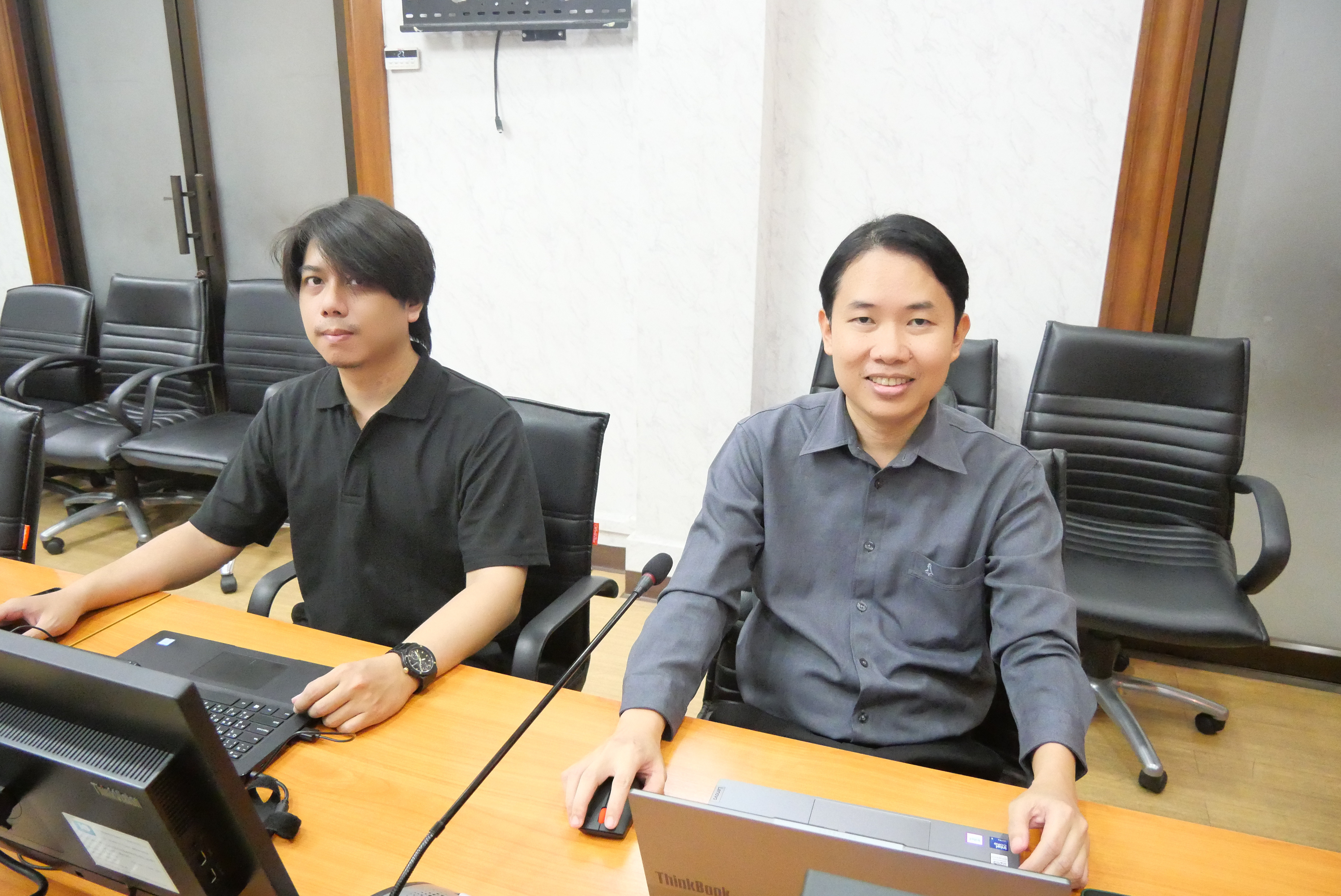 title - การประชุมการใช้งานระบบ E-office (Timesheet) ในการปฏิบัติงานนอกสถานที่ตั้ง 